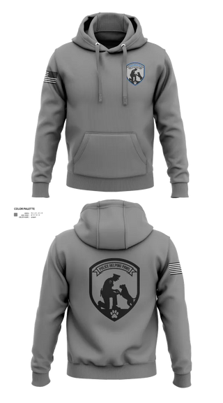 Hoodie, Police Helping Paws, , Teamtime, Team time, sublimation, custom sports apparel, team uniforms, spirit wear, spiritwear, sports uniforms, custom shirts, team store, custom team store, fundraiser sports, apparel fundraiser