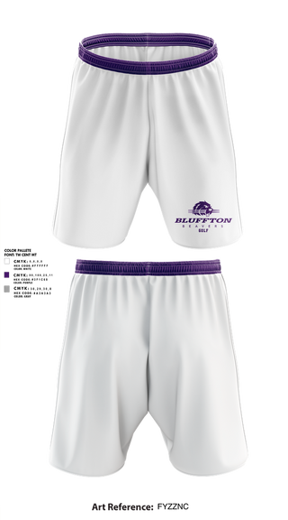 Athletic Shorts With Pockets, Bluffton University, Golf, Teamtime, Team time, sublimation, custom sports apparel, team uniforms, spirit wear, spiritwear, sports uniforms, custom shirts, team store, custom team store, fundraiser sports, apparel fundraiser