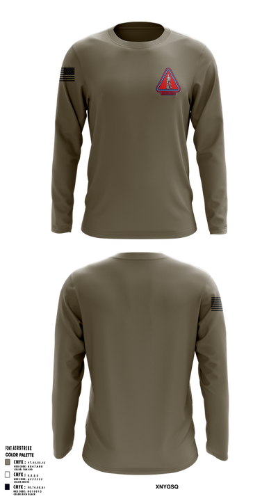 Recruiting and retention battalion Long Sleeve Performance Shirt 1