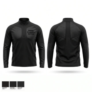 Quarter Zip Jacket, Fidelity Protective Services, , Teamtime, Team time, sublimation, custom sports apparel, team uniforms, spirit wear, spiritwear, sports uniforms, custom shirts, team store, custom team store, fundraiser sports, apparel fundraiser