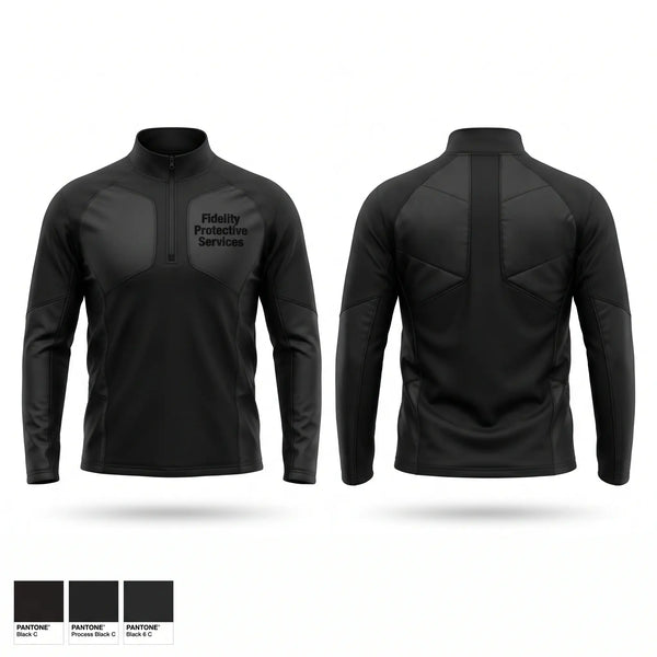 Quarter Zip Jacket, Fidelity Protective Services, , Teamtime, Team time, sublimation, custom sports apparel, team uniforms, spirit wear, spiritwear, sports uniforms, custom shirts, team store, custom team store, fundraiser sports, apparel fundraiser