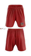 White Shield Fire Department Athletic Shorts With Pockets - 2