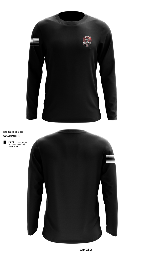 Long Sleeve Performance Shirt, The Nightmare, , Teamtime, Team time, sublimation, custom sports apparel, team uniforms, spirit wear, spiritwear, sports uniforms, custom shirts, team store, custom team store, fundraiser sports, apparel fundraiser