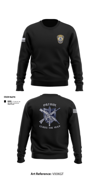Crew Neck Sweatshirt, Alexander City Police Department, Police, Teamtime, Team time, sublimation, custom sports apparel, team uniforms, spirit wear, spiritwear, sports uniforms, custom shirts, team store, custom team store, fundraiser sports, apparel fundraiser