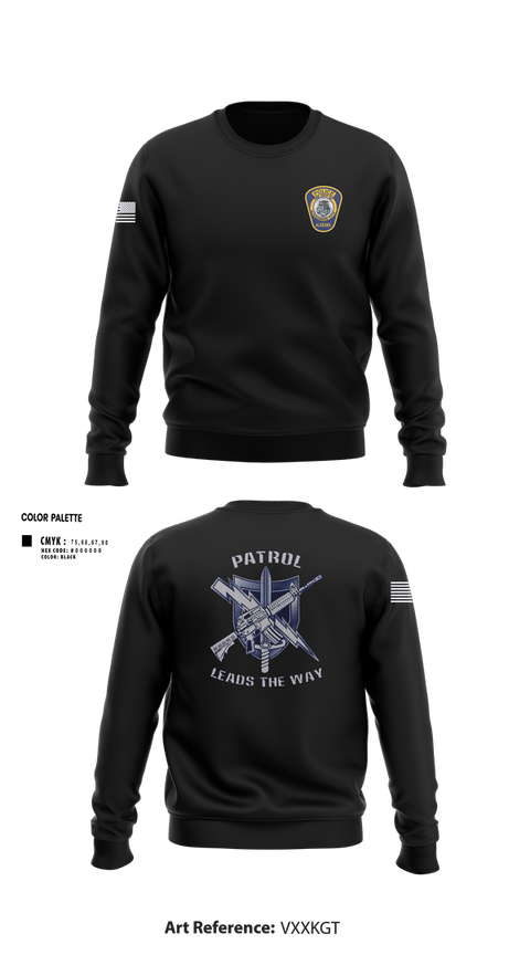 Crew Neck Sweatshirt, Alexander City Police Department, Police, Teamtime, Team time, sublimation, custom sports apparel, team uniforms, spirit wear, spiritwear, sports uniforms, custom shirts, team store, custom team store, fundraiser sports, apparel fundraiser