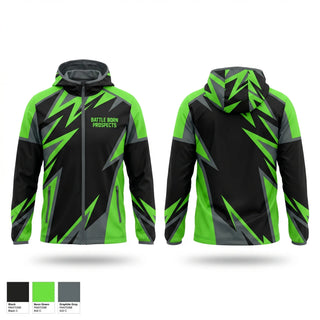 Windbreaker, Battle Born Prospects, Baseball, Teamtime, Team time, sublimation, custom sports apparel, team uniforms, spirit wear, spiritwear, sports uniforms, custom shirts, team store, custom team store, fundraiser sports, apparel fundraiser