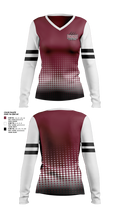 Princeton High School Dance 44906680 Women's Long Sleeve V-neck Shirt - 1