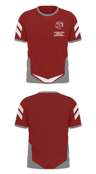 Short Sleeve Performance Polo, Merino High School Basketball, Men's Basketball, Teamtime, Team time, sublimation, custom sports apparel, team uniforms, spirit wear, spiritwear, sports uniforms, custom shirts, team store, custom team store, fundraiser sports, apparel fundraiser