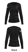 Thompson EMS 59462665 Women's Long Sleeve V-neck Shirt - 37