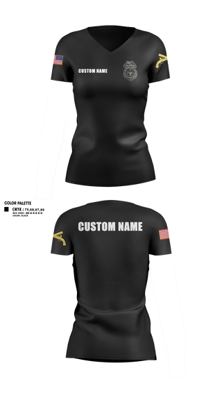 Womens Short Sleeve Vneck Shirt, 13th MDBFort Jackson LEA, Army, Teamtime, Team time, sublimation, custom sports apparel, team uniforms, spirit wear, spiritwear, sports uniforms, custom shirts, team store, custom team store, fundraiser sports, apparel fundraiser