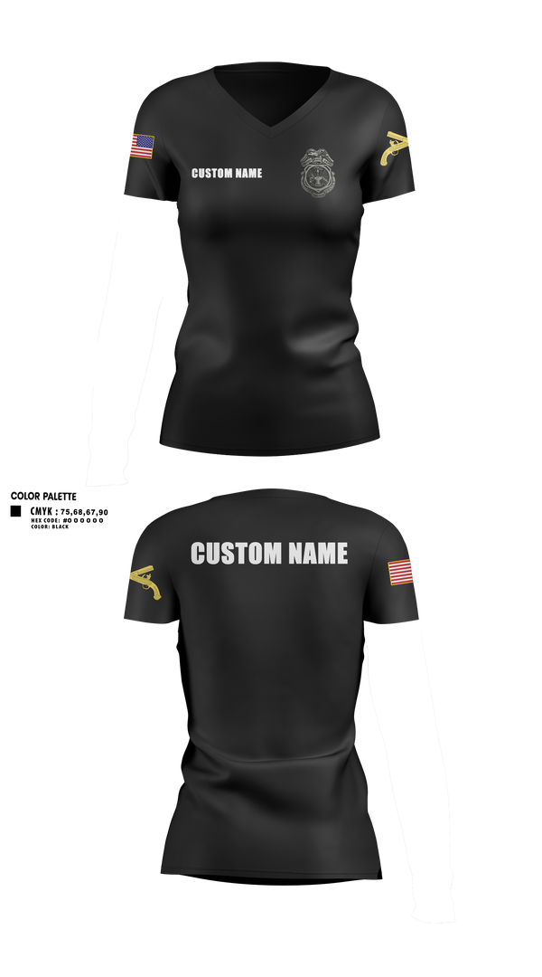 Womens Short Sleeve Vneck Shirt, 13th MDBFort Jackson LEA, Army, Teamtime, Team time, sublimation, custom sports apparel, team uniforms, spirit wear, spiritwear, sports uniforms, custom shirts, team store, custom team store, fundraiser sports, apparel fundraiser