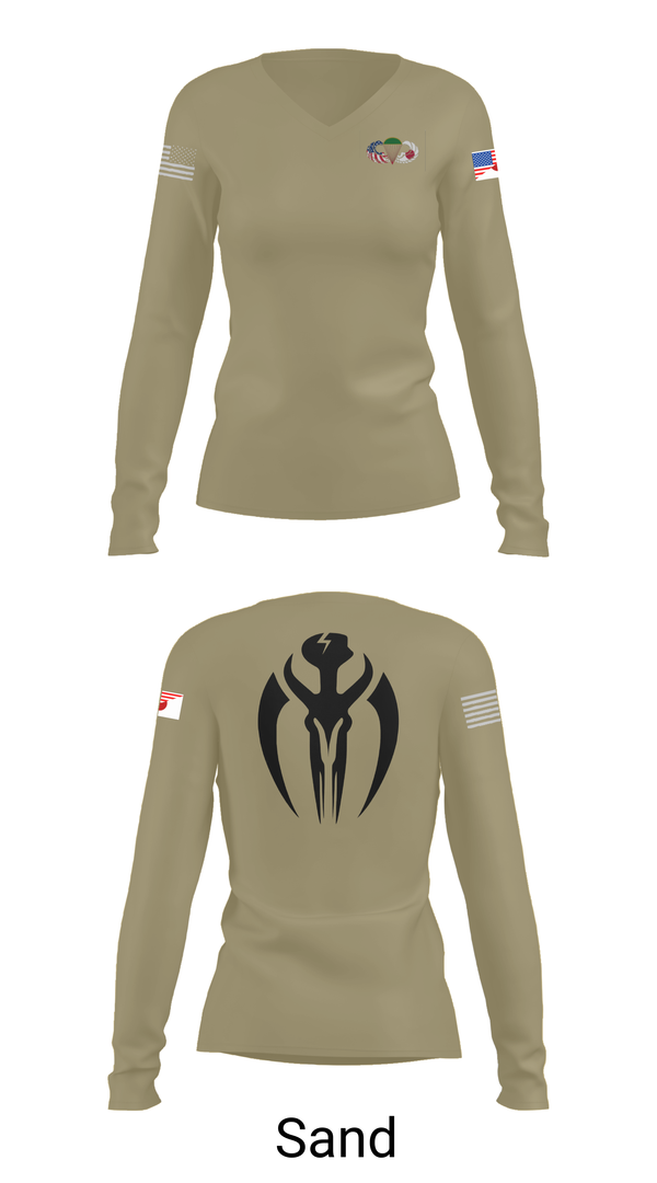 Womens Long Sleeve Vneck Shirt, 1-1 ASPS, , Teamtime, Team time, sublimation, custom sports apparel, team uniforms, spirit wear, spiritwear, sports uniforms, custom shirts, team store, custom team store, fundraiser sports, apparel fundraiser