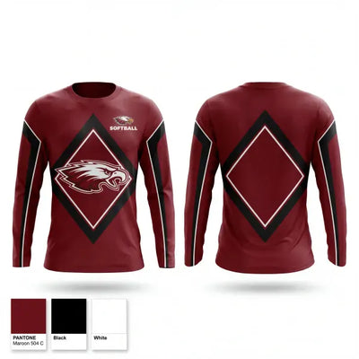 Huntsville Lady Eagles 9421918 Long Sleeve Performance Shirt 1