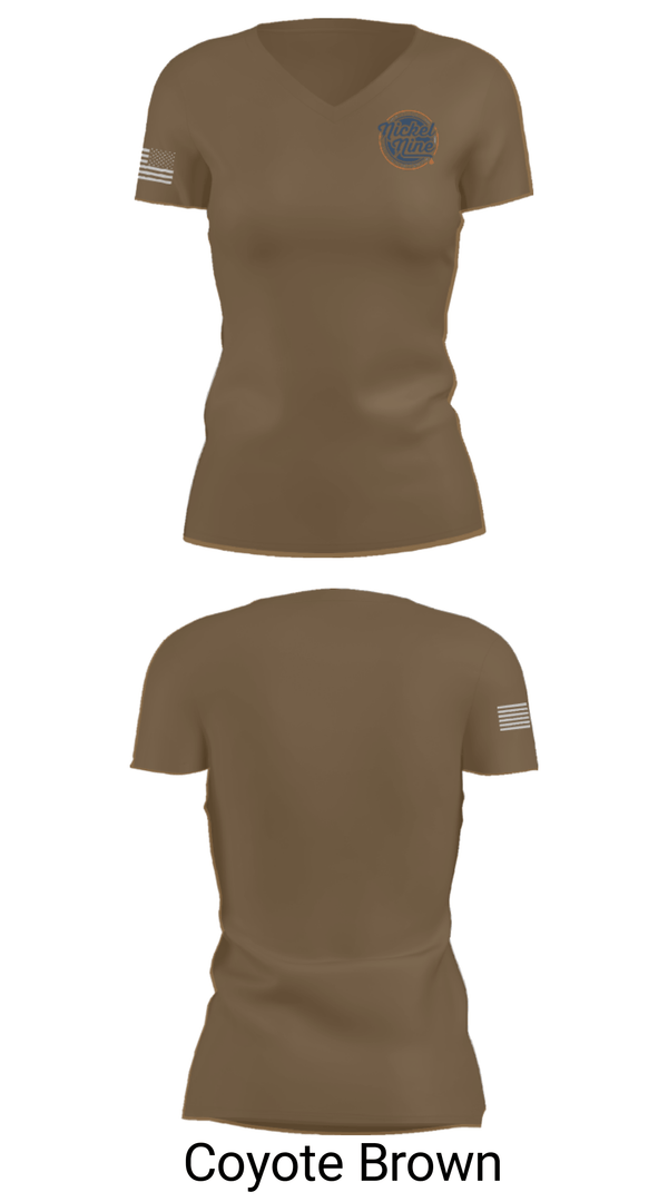 Women's Short Sleeve Vneck Shirt, , Army, Teamtime, Team time, sublimation, custom sports apparel, team uniforms, spirit wear, spiritwear, sports uniforms, custom shirts, team store, custom team store, fundraiser sports, apparel fundraiser