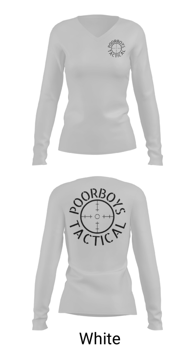 Poorboys Tactical 30892317 Women's Long Sleeve V-neck Shirt - 6