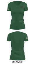 Poetry Community Christian School Basketball 66246686 Women's Short Sleeve V-neck Shirt - 21