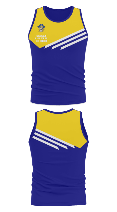 Tank Top, Crookston High School Ice Hockey, Ice Hockey, Teamtime, Team time, sublimation, custom sports apparel, team uniforms, spirit wear, spiritwear, sports uniforms, custom shirts, team store, custom team store, fundraiser sports, apparel fundraiser