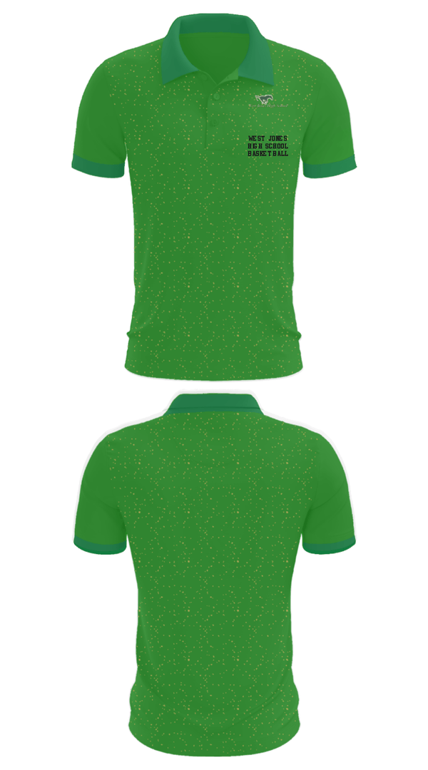 Short Sleeve Performance Polo, West Jones High School Basketball, Women's Basketball, Teamtime, Team time, sublimation, custom sports apparel, team uniforms, spirit wear, spiritwear, sports uniforms, custom shirts, team store, custom team store, fundraiser sports, apparel fundraiser