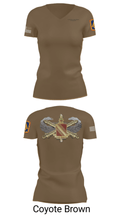 2-44 Air Defense Artillery Regiment 13491150 Women's Short Sleeve V-neck Shirt - 12