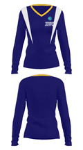 Crossroads Academy – Quality Hill 87583419 Women's Long Sleeve V-neck Shirt - 28