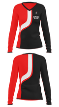 Roland-Story High School Wrestling 41977856 Women's Long Sleeve V-neck Shirt - 36