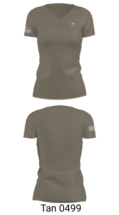 PGPD 29456729 Women's Short Sleeve V-neck Shirt - 36