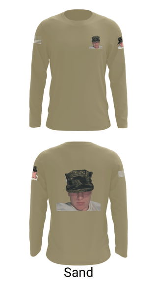 Long Sleeve Performance Shirt, Airborne division, Air Force, Teamtime, Team time, sublimation, custom sports apparel, team uniforms, spirit wear, spiritwear, sports uniforms, custom shirts, team store, custom team store, fundraiser sports, apparel fundraiser
