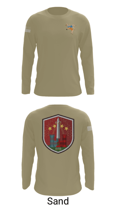 673 EFD Vs. 134 FEST 93499085 Long Sleeve Performance Shirt - 43