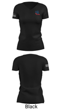 Kent-Meridian High School Basketball 68788503 Women's Short Sleeve V-neck Shirt - 14