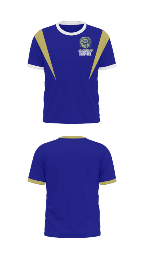 Short Sleeve Performance Shirt, Meadowbrook High School Basketball, Women's Basketball, Teamtime, Team time, sublimation, custom sports apparel, team uniforms, spirit wear, spiritwear, sports uniforms, custom shirts, team store, custom team store, fundraiser sports, apparel fundraiser