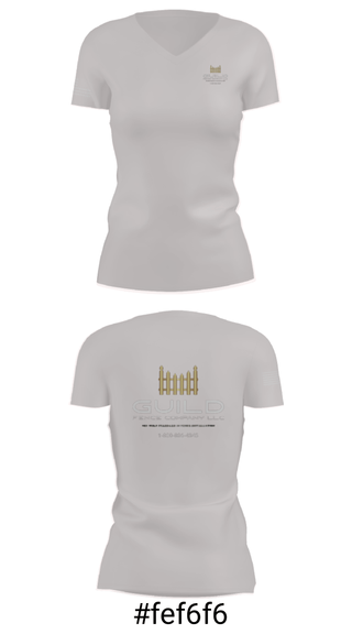 Women's Short Sleeve Vneck Shirt, Guild fence company LLC, , Teamtime, Team time, sublimation, custom sports apparel, team uniforms, spirit wear, spiritwear, sports uniforms, custom shirts, team store, custom team store, fundraiser sports, apparel fundraiser