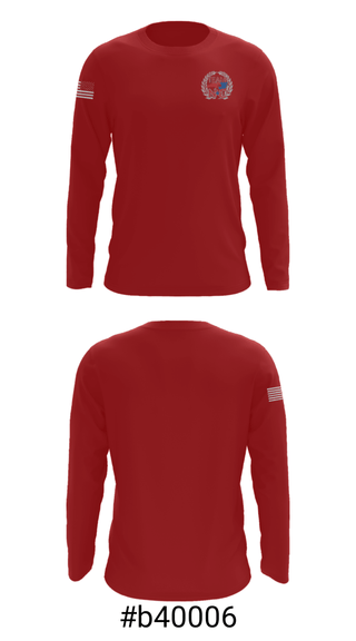 Long Sleeve Performance Shirt, North Carolina Usa Wrestling, Wrestling, Teamtime, Team time, sublimation, custom sports apparel, team uniforms, spirit wear, spiritwear, sports uniforms, custom shirts, team store, custom team store, fundraiser sports, apparel fundraiser