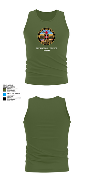 Tank Top, 387th Medical Logistics Company, Army, Teamtime, Team time, sublimation, custom sports apparel, team uniforms, spirit wear, spiritwear, sports uniforms, custom shirts, team store, custom team store, fundraiser sports, apparel fundraiser
