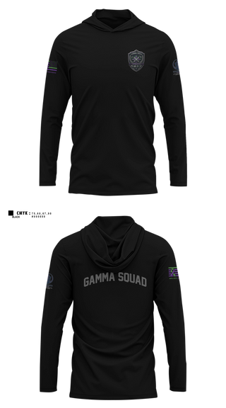 Long Sleeve hooded sunshirt, Guardians Grace, Coast Guard, Teamtime, Team time, sublimation, custom sports apparel, team uniforms, spirit wear, spiritwear, sports uniforms, custom shirts, team store, custom team store, fundraiser sports, apparel fundraiser