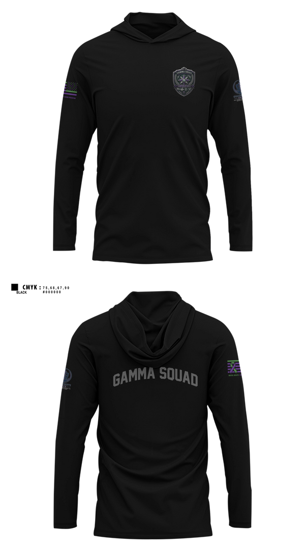 Long Sleeve hooded sunshirt, Guardians Grace, Coast Guard, Teamtime, Team time, sublimation, custom sports apparel, team uniforms, spirit wear, spiritwear, sports uniforms, custom shirts, team store, custom team store, fundraiser sports, apparel fundraiser