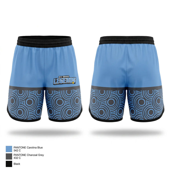 Womens Shorts, EC Ohio Legends, Softball, Teamtime, Team time, sublimation, custom sports apparel, team uniforms, spirit wear, spiritwear, sports uniforms, custom shirts, team store, custom team store, fundraiser sports, apparel fundraiser
