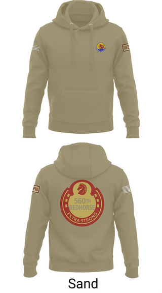 Hoodie, 560th Redhorse Unit, , Teamtime, Team time, sublimation, custom sports apparel, team uniforms, spirit wear, spiritwear, sports uniforms, custom shirts, team store, custom team store, fundraiser sports, apparel fundraiser