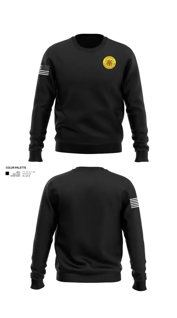 Crew Neck Sweatshirt, D.B. Coopers, Army, Teamtime, Team time, sublimation, custom sports apparel, team uniforms, spirit wear, spiritwear, sports uniforms, custom shirts, team store, custom team store, fundraiser sports, apparel fundraiser