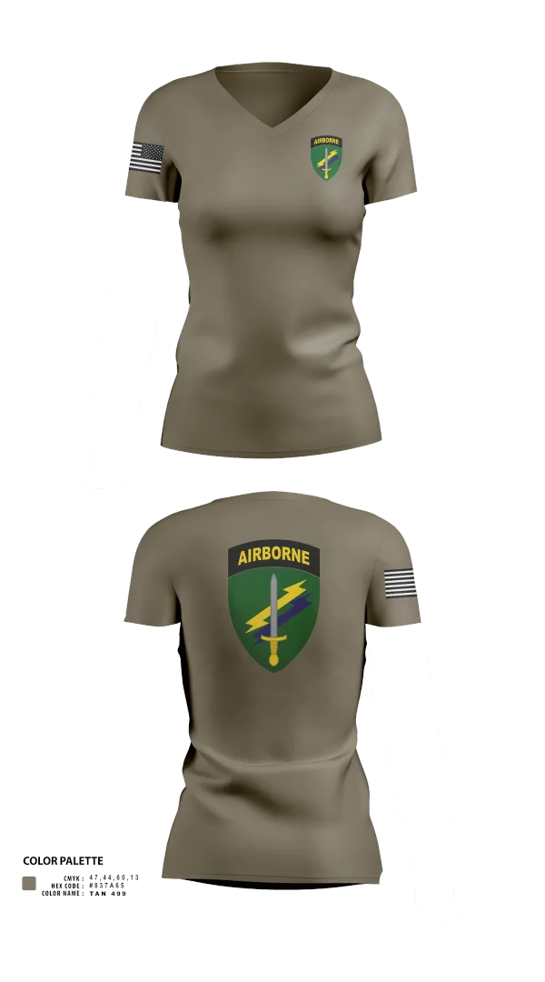 Womens Short Sleeve Vneck Shirt, Civil Affairs, , Teamtime, Team time, sublimation, custom sports apparel, team uniforms, spirit wear, spiritwear, sports uniforms, custom shirts, team store, custom team store, fundraiser sports, apparel fundraiser