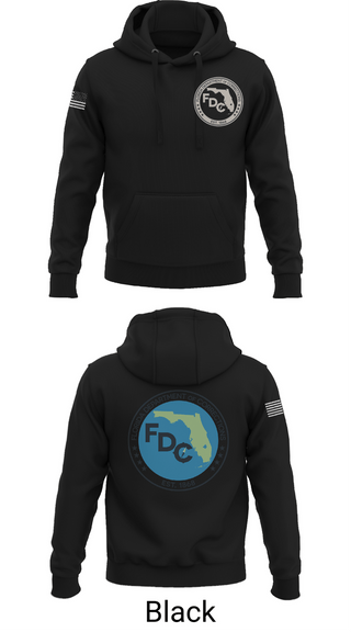 Hoodie, Florida Department of Corrections, Police, Teamtime, Team time, sublimation, custom sports apparel, team uniforms, spirit wear, spiritwear, sports uniforms, custom shirts, team store, custom team store, fundraiser sports, apparel fundraiser