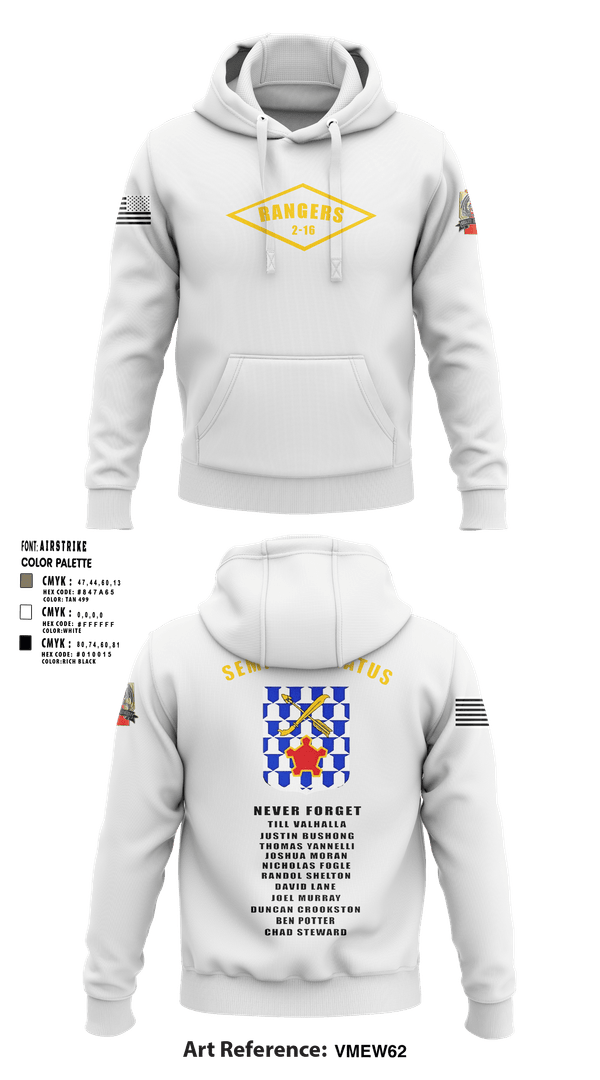 Hoodie, 2-16 rangers, Army, Teamtime, Team time, sublimation, custom sports apparel, team uniforms, spirit wear, spiritwear, sports uniforms, custom shirts, team store, custom team store, fundraiser sports, apparel fundraiser