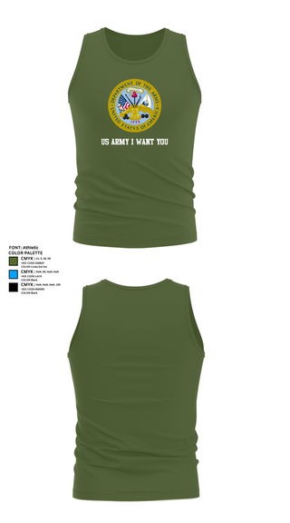 Tank Top, US Army I Want You, Army, Teamtime, Team time, sublimation, custom sports apparel, team uniforms, spirit wear, spiritwear, sports uniforms, custom shirts, team store, custom team store, fundraiser sports, apparel fundraiser