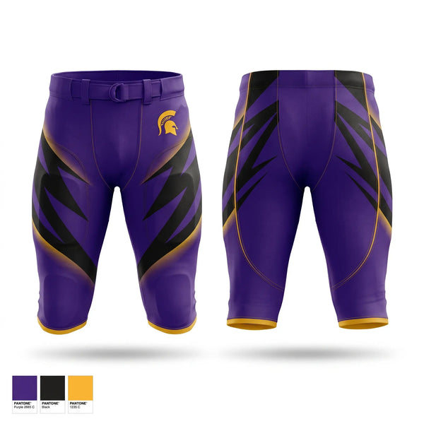 Football Pants, Spartans, , Teamtime, Team time, sublimation, custom sports apparel, team uniforms, spirit wear, spiritwear, sports uniforms, custom shirts, team store, custom team store, fundraiser sports, apparel fundraiser