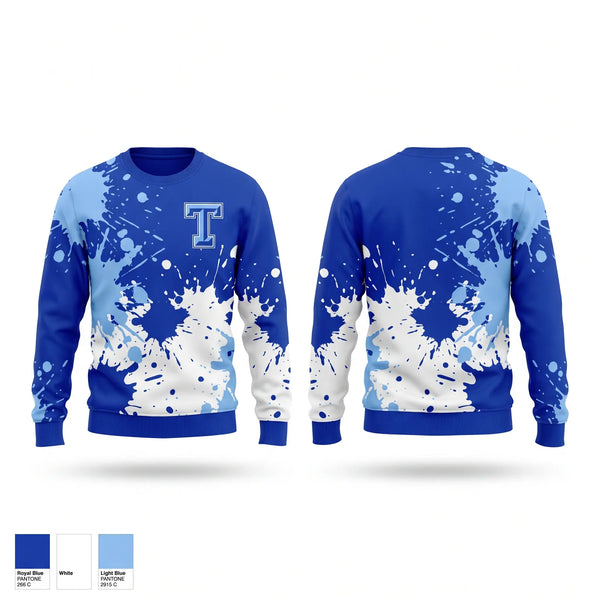 Crew Neck Sweatshirt, Tahoka, Women's Basketball, Teamtime, Team time, sublimation, custom sports apparel, team uniforms, spirit wear, spiritwear, sports uniforms, custom shirts, team store, custom team store, fundraiser sports, apparel fundraiser