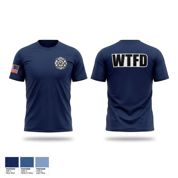 Short Sleeve Performance Shirt, Wayne Twp / Grass Creek Fire Dept, Fire Department, Teamtime, Team time, sublimation, custom sports apparel, team uniforms, spirit wear, spiritwear, sports uniforms, custom shirts, team store, custom team store, fundraiser sports, apparel fundraiser