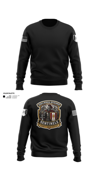 Crew Neck Sweatshirt, 528th MED DET COSC, Army, Teamtime, Team time, sublimation, custom sports apparel, team uniforms, spirit wear, spiritwear, sports uniforms, custom shirts, team store, custom team store, fundraiser sports, apparel fundraiser