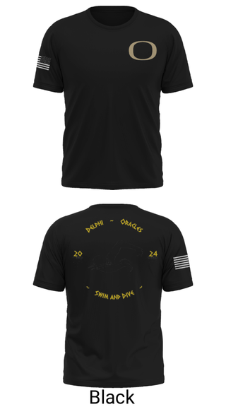 Short Sleeve Performance Shirt, Delphi Community High School Swimming, Swimming, Teamtime, Team time, sublimation, custom sports apparel, team uniforms, spirit wear, spiritwear, sports uniforms, custom shirts, team store, custom team store, fundraiser sports, apparel fundraiser