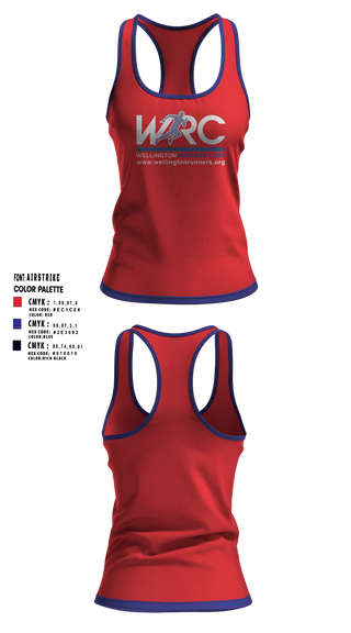 Womens Track Singlet, Wellington Runners Club, Spirit Store, Teamtime, Team time, sublimation, custom sports apparel, team uniforms, spirit wear, spiritwear, sports uniforms, custom shirts, team store, custom team store, fundraiser sports, apparel fundraiser