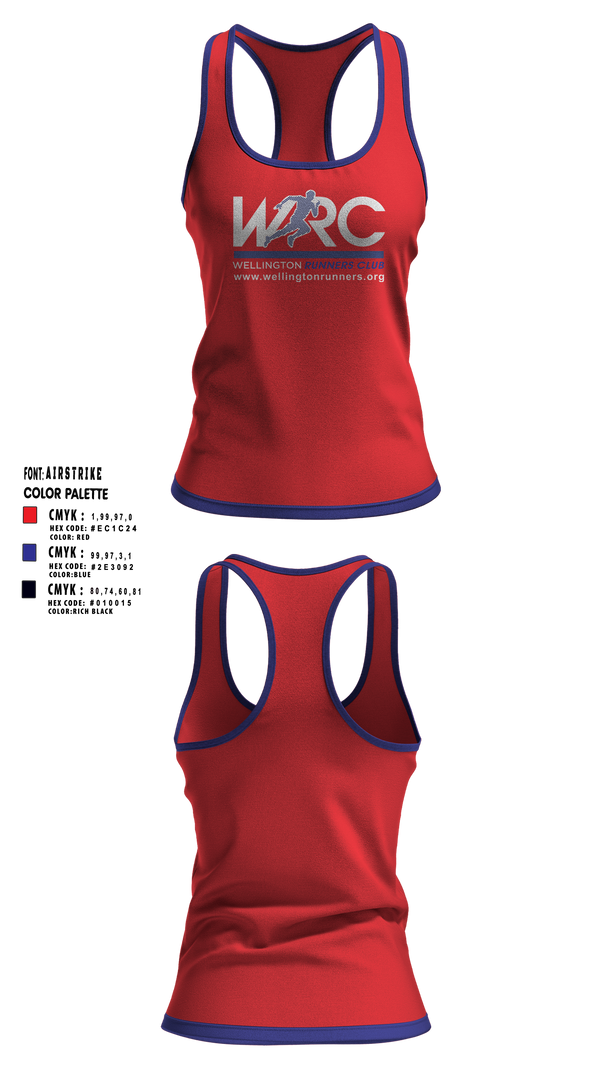 Womens Track Singlet, Wellington Runners Club, Spirit Store, Teamtime, Team time, sublimation, custom sports apparel, team uniforms, spirit wear, spiritwear, sports uniforms, custom shirts, team store, custom team store, fundraiser sports, apparel fundraiser