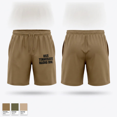 Athletic Shorts With Pockets, Uss Tennessee Radio DIV, Navy, Teamtime, Team time, sublimation, custom sports apparel, team uniforms, spirit wear, spiritwear, sports uniforms, custom shirts, team store, custom team store, fundraiser sports, apparel fundraiser